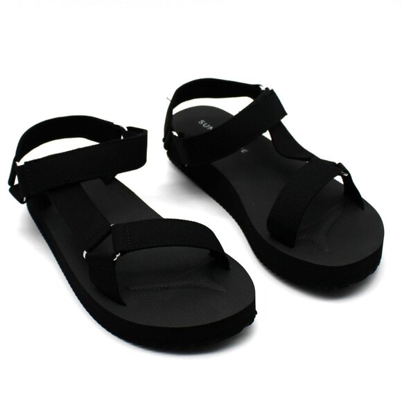 Sun + Stone Womens TABBY Open Toe Casual Ankle Strap - Picture 1 of 7